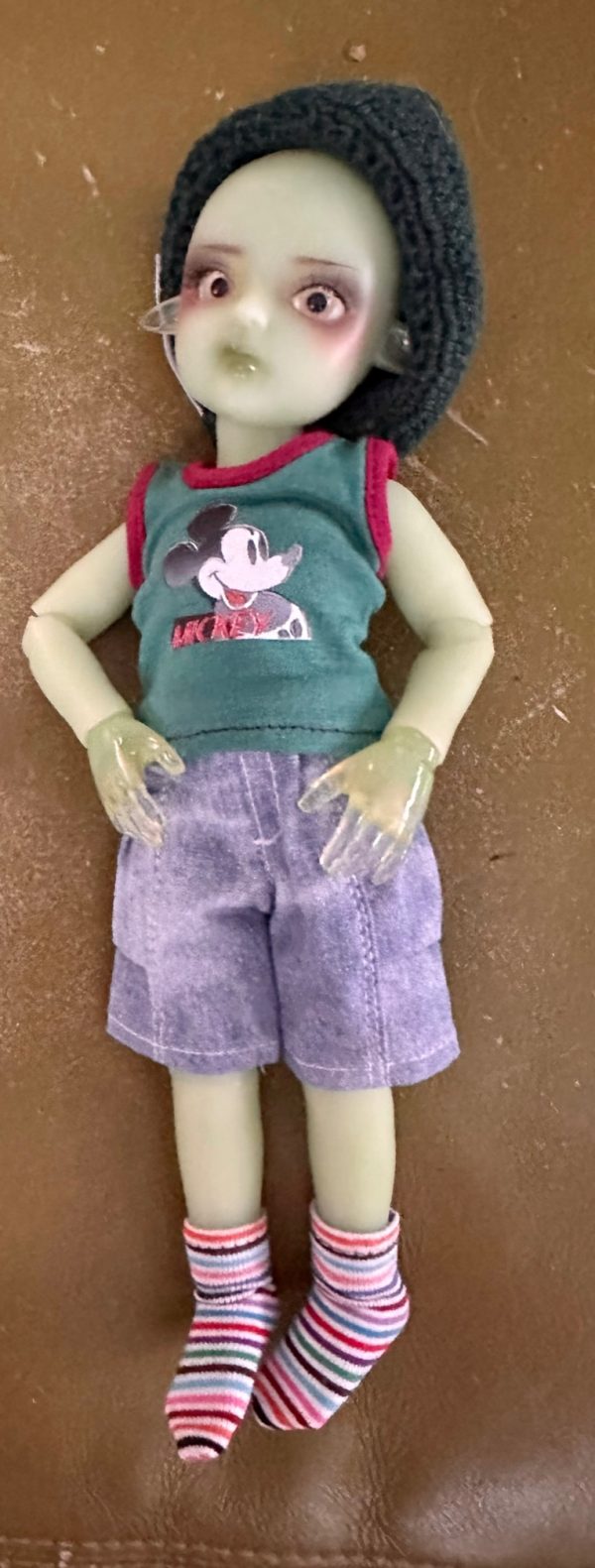Mickey Mouse Outfit  cargo shorts, tank top, socks.  YosD, Little Fee, 10" Tonner