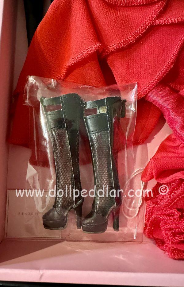 Integrity Fashion Doll Dressed in SK Couture Red Dress Set 12" Doll - Image 12