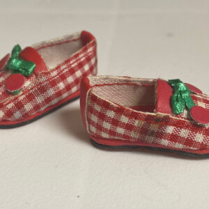 Little Cherry Shoes (Red/White) STAINED (Fits Lati Yellow SP/Azone/Etc)