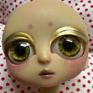 Circus Kane OOAK Sonya Baby Lemur painted by Nefer Cocoa Latte Resin 18cm/7″