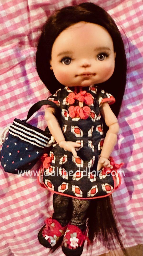 HC0035A Qi Po Costume Summer Style 8" Ten Ping, Meadowdolls Chibbi, similar