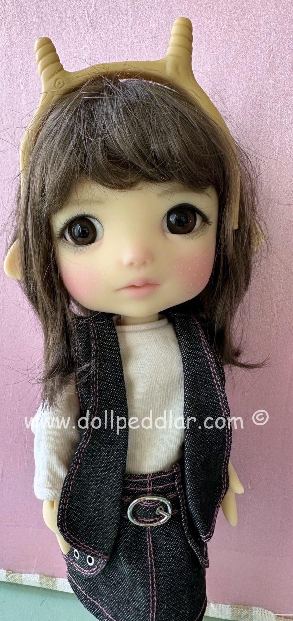 Tuula Luulikki Deer anthro bjd Tan resin, 30cm, 10" - Image 2