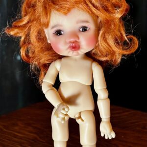 Meadowdolls Twinkles “Lolla” 16cm/6″ Honey Resin Ball Jointed Doll. NUDE