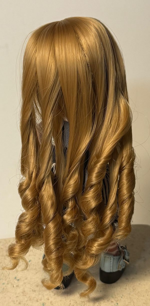 Lati Wig Very Long Blonde Spiral Curl with Bangs Size 5-6 - Image 2