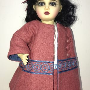 Ruby Red Galleria Bleuette Celine OOAK Faceup by Cristy Stone