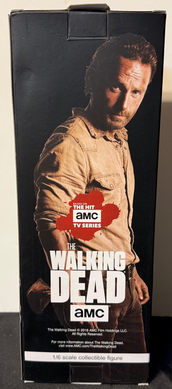 ThreeZero The Walking Dead Rick Grimes 12" 1/6 Scale Action Figure NEVER OPENED - Image 4