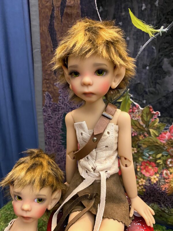 Kaye Wiggs Sun Kissed resin Elf Mini Maurice 13" ball jointed doll FULL SET - Image 2