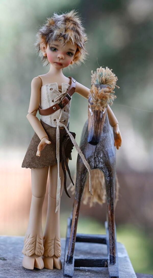 Kaye Wiggs Sun Kissed resin Elf Mini Maurice 13" ball jointed doll FULL SET - Image 4