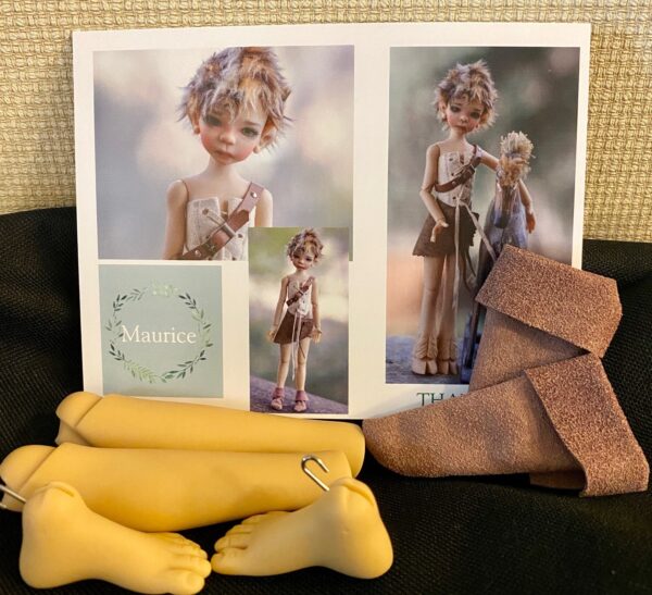 Kaye Wiggs Sun Kissed resin Elf Mini Maurice 13" ball jointed doll FULL SET - Image 6