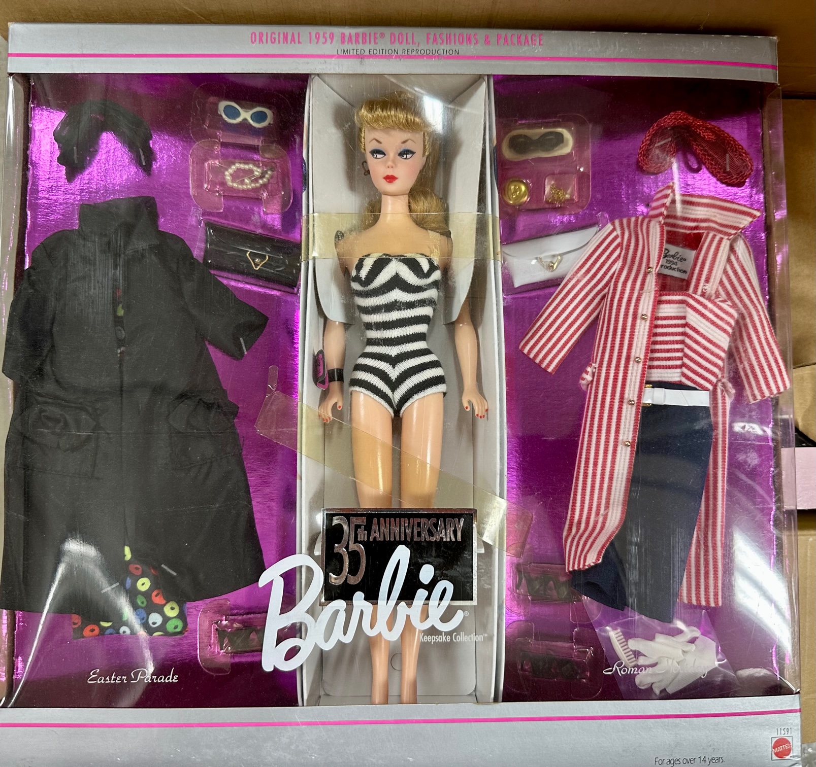 Barbie Roupas - Macacão Corrida Malibu 1959 - Original