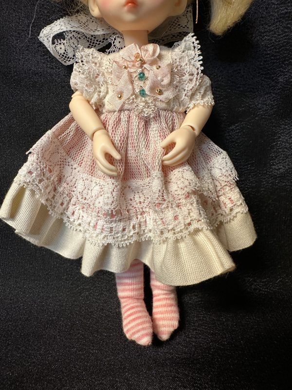 MuDoll Pink Lady Liuu Natural Skin Bebe Body Special Full Set 19cm (7.5") - Image 4