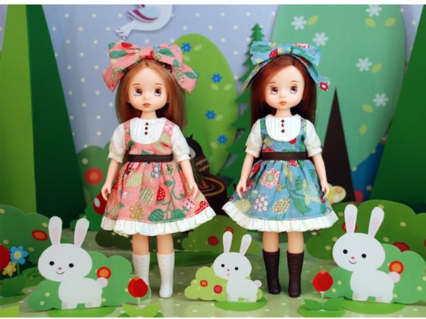 Mudoll Bonbon C Pink Garden Doll Full Set Strawberry Blonde 20cm (7.8") - Image 3