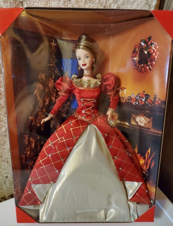 24669 Barbie Collector Club Exclusive Holiday Treasures Barbie #1 NRFB in Shipper - Image 3