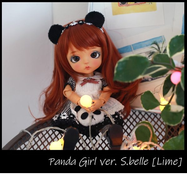 Lati Lime Panda Girl S. Belle Tan Skin NUDE 26cm, 10"
