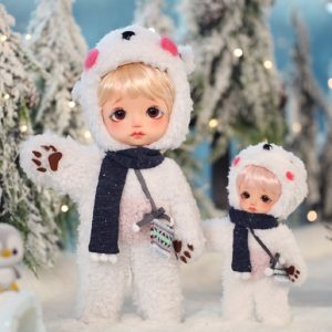 Lati Lime Arctic Friends Mina Peach White Nude 10″,  26cm