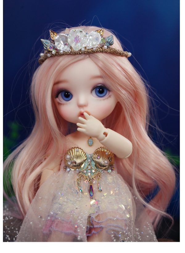 Lati Lime Under the Sea Little Mermaid S Belle Peach White Skin FULL SET