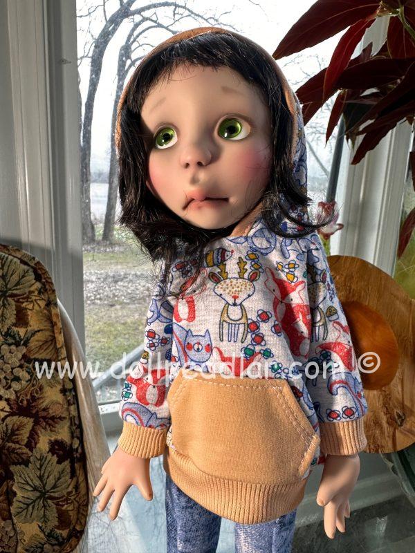 MIIA Fashion Cat & Dog Hoodie & Jeans (Fits 13"-16" Dolls) - Image 3