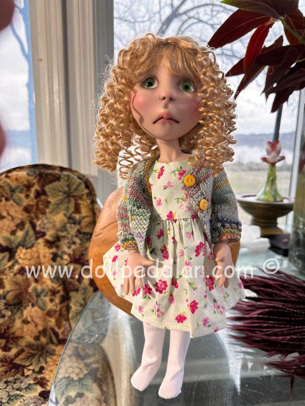 MIIA Handmade Dress, Sweater, Socks, Underwear fits Connie Lowe Eppie, Meadow Tween, Moppet 13-16" - Image 6
