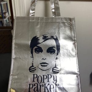 Poppy Parker Metallic Bag 16 x 12 x 6″