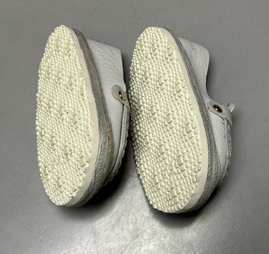 Buff (Light Gray) Leather Shoes 90mm x 59mm (Meadow Ardyn, Etc) - Image 3