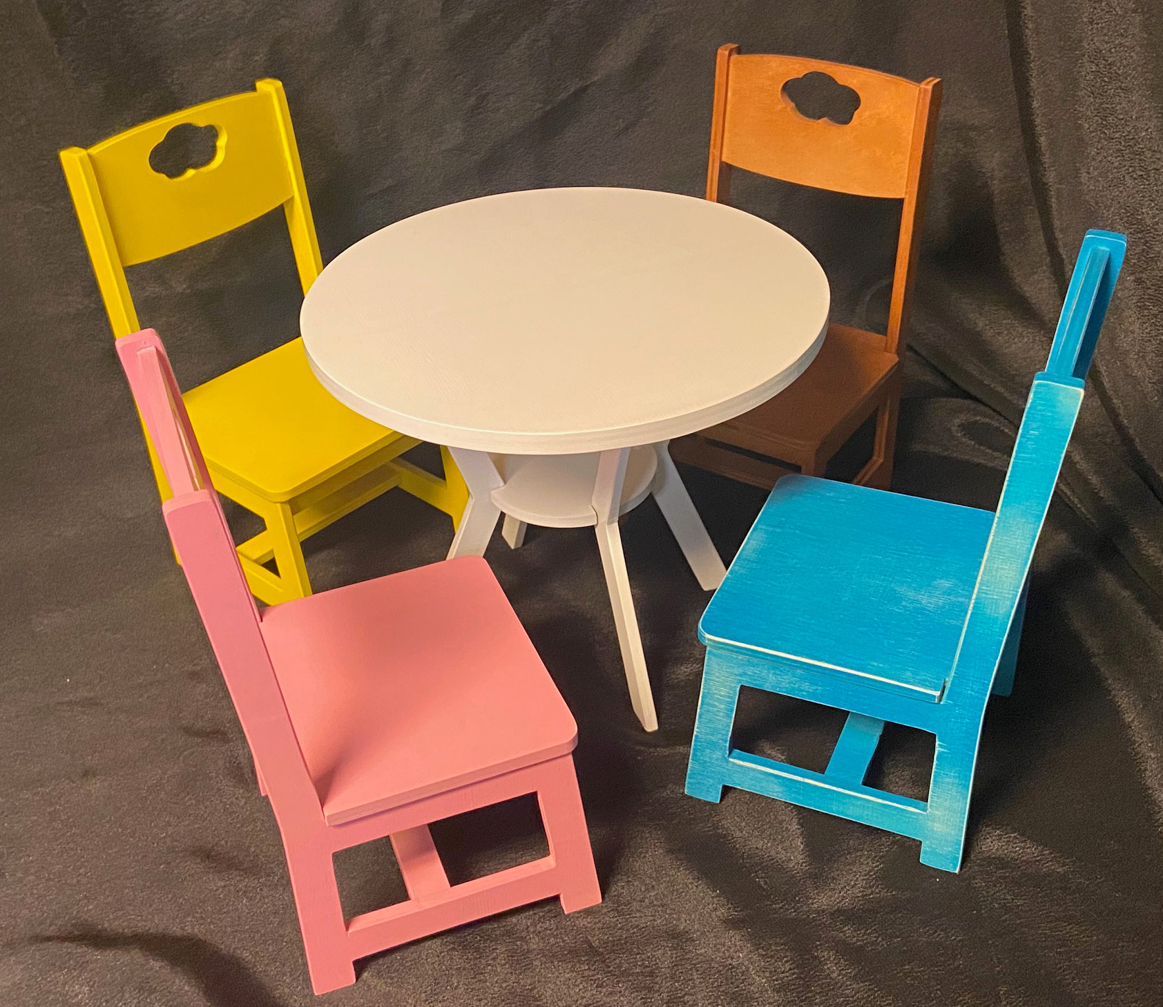American girl doll table and chairs online