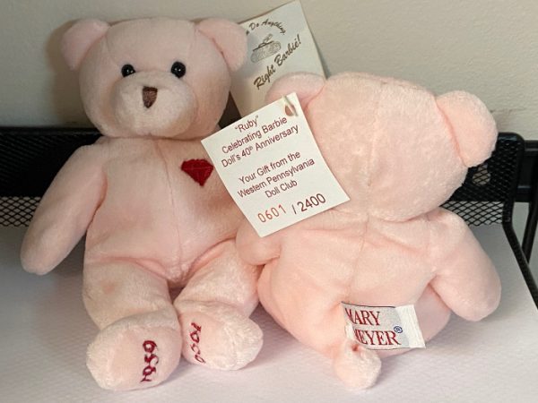 1999 Barbie Con "Ruby" Beanie Bear