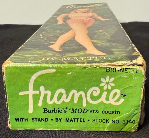#1140 Vintage Francie Straight Leg Brunette MIB - Image 8
