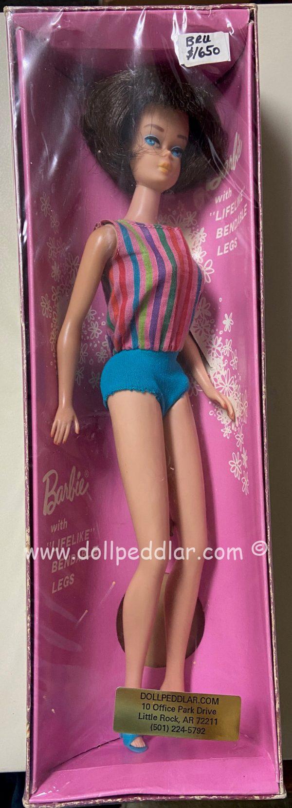 #1070 Vintage Barbie American Girl Brunette, MIB,