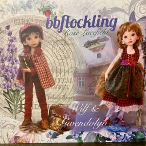 WILT CENTERPIECE DOLL. bb flocking MDCC Exclusive Mystery of the Lavender-Scented Letter