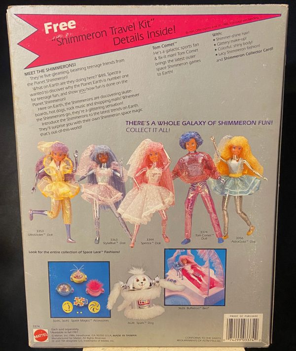 Vintage Mattel Spectra Tom Comet NRFB - Image 2