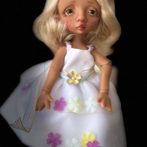 Garden Party Outfit (Fits 9″ Dolls) Fully Lined Dress with Flowers