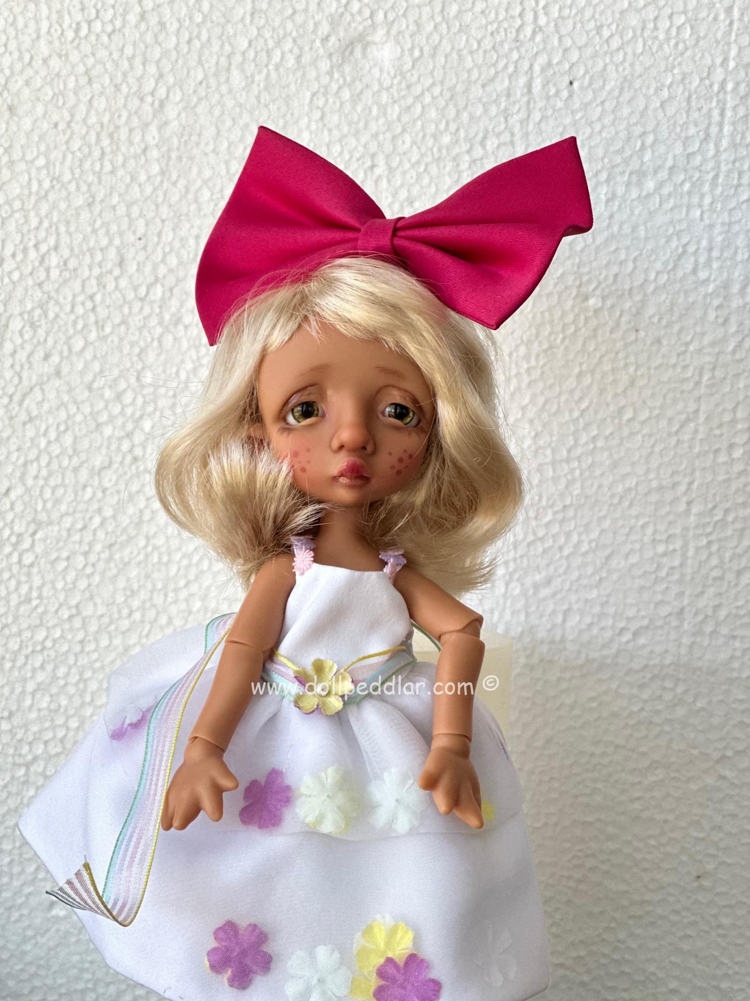 Garden Party Outfit (Fits 9" Dolls) Fully Lined Dress with Flowers - Image 5