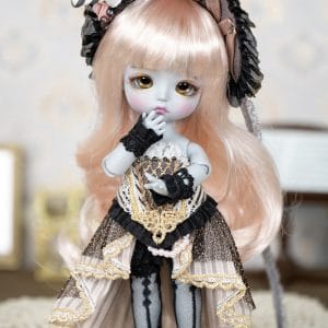 Lati Yellow Cafe de Lati Cookies & Cream Parfait Sol Light Gray Full Set 16cm