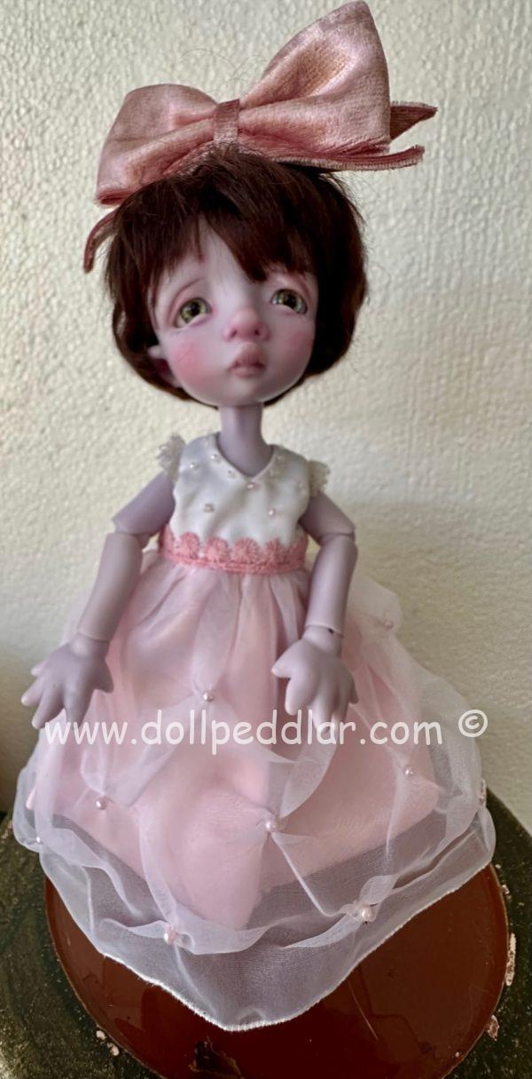 Circus Kane Grook Piglet 9" Flower Girl  Lavender Resin Nefer Faceup bjd - Image 6