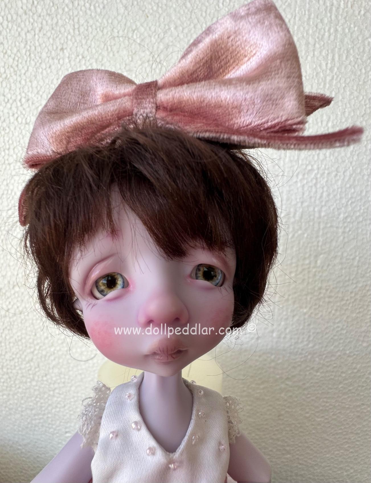 Circus Kane Grook Piglet 9" Flower Girl Lavender Resin Nefer Faceup bjd - Image 5
