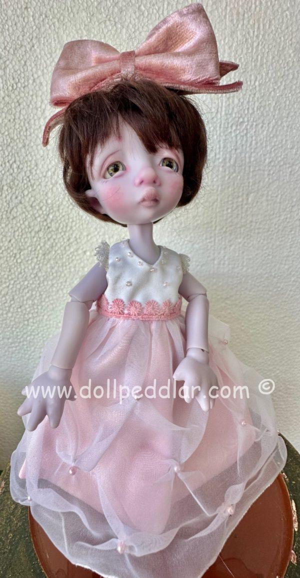 Circus Kane Grook Piglet 9" Flower Girl  Lavender Resin Nefer Faceup bjd
