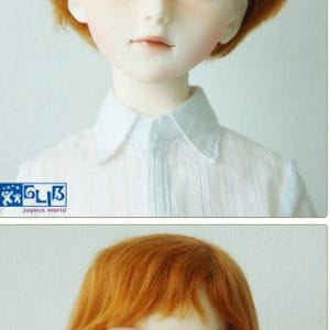 Boy Cut Mohair Wig (Maple) Size 9.5-10.5″