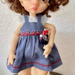 Circus Kane ooak Grook the Piglet 9″ Vanilla Resin with Nefer faceup Full Set including Raggedy Ann