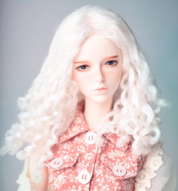 Rococo Curl Mohair Wig (White) Size 6-7