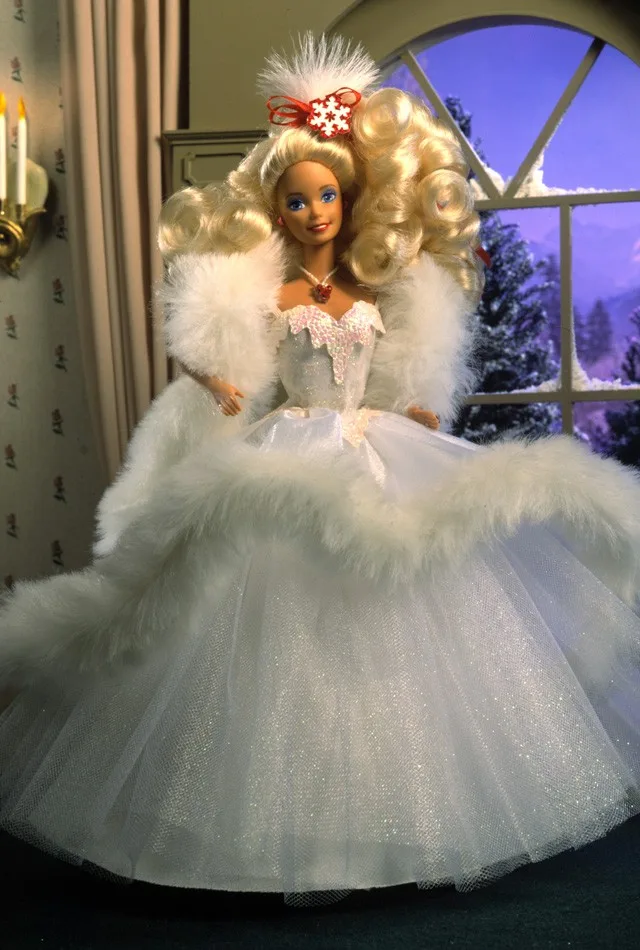 Poupée Barbie Mattel 1988 – Collection Noël Vintage – Idée Cadeau Rétro