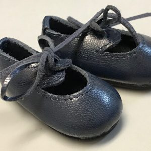 Navy Leather Tie Shoes – Dumpling, Bethany 04-045-033