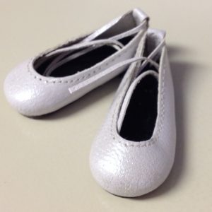 Ballerina Style Leather Shoes 45mm Pearly – yosd, 10″ Tonner