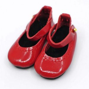 Mary Jane Patent Leather Shoes (Red) 38N