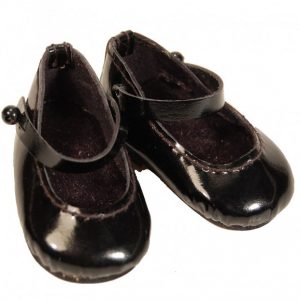 Mary Janes Patent Leather Shoes (Black) 38N
