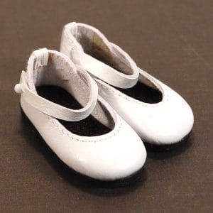 Mary Jane Leather Shoes <b>(White)</b> 33cm 053N