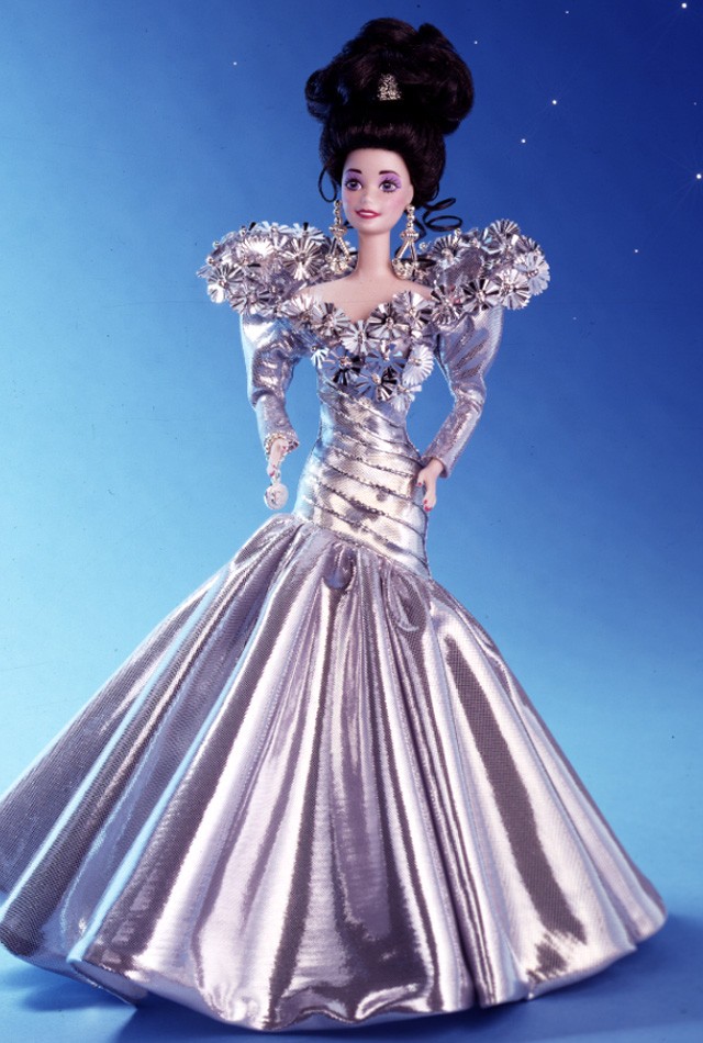 Mattel Silver Starlight 1993 Porcelain Barbie 並行輸入品