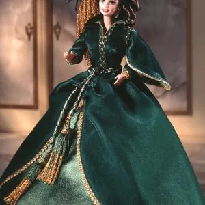 12045 Barbie as Scarlett O’Hara (Drapery Dress)Timeless Treasures Hollywood Legends Collection