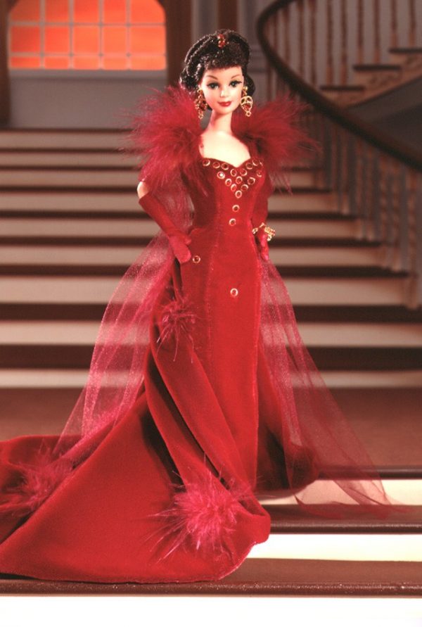12815 Barbie as Scarlett O'Hara (Red Dress) Timeless Treasures Hollywood Legends Collection