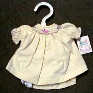 Yellow Bishop Dress with Flamingos