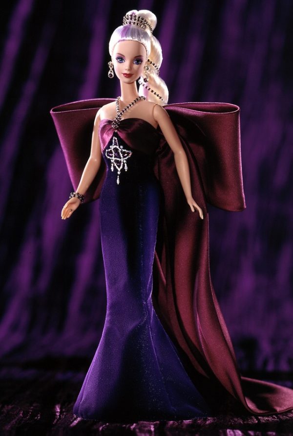 15522 Amethyst Aura Barbie by Bob Mackie NRFB with Shipper